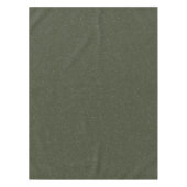 Moss Green tafelkleed met subtiele ruisstructuur (Voorkant)