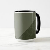 Moss Green + Texture Coffee Mok (Voorkant rechts)