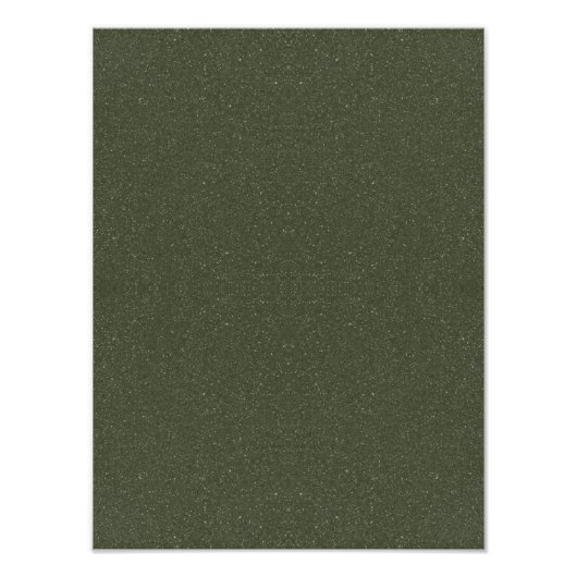 Moss Green Textured Custom Design Foto Afdruk (Voorkant)