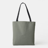 Moss Green Textured Custom Tas (Achterkant)
