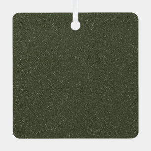 Moss Green Textured Ornament Label
