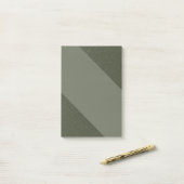 Moss Green Textured Post-It Notes (Op bureau)
