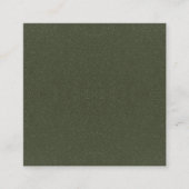 Moss Green Textured & Solid Referral Kaart - Aange (Voorkant)