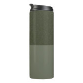 Moss Green Textured Split Tumbler - Thermosbeker (Geroteerd rechts)