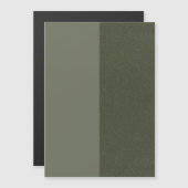  Moss Green Thin Magnetische Kaart Magnetische Uitnodiging (Voorkant / Achterkant)