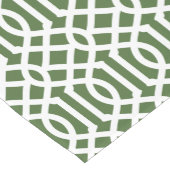 Moss Green Trellis Korte Tafelloper (Hoek)