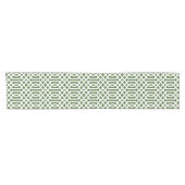 Moss Green Trellis Korte Tafelloper (Horizontaal)