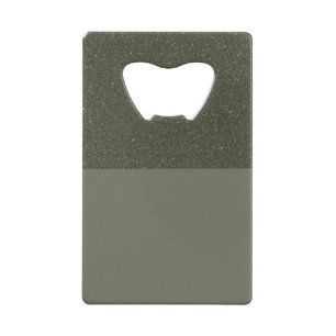 Moss Green Two-Tone Bottle Opener – Creditkaart Flessenopener