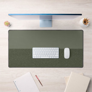 Moss Green Two-Tone Desk Mat –