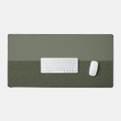 Moss Green Two-Tone Desk Mat –  (Keyboard & Muis)