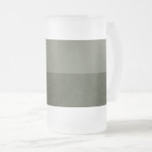 Moss Green Two-Tone Frosted Beer Mok – Aanpassen (Voorkant rechts)