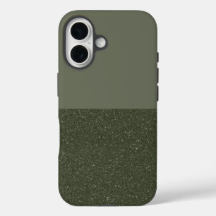 Moss Green Two-Tone iPhone 16 Hoesje – 