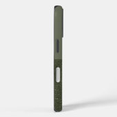 Moss Green Two-Tone iPhone 16 Hoesje – (Achterkant / Rechts)