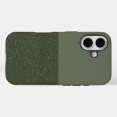 Moss Green Two-Tone iPhone 16 Hoesje – (Achterkant (horizontaal))