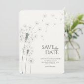 Moss Green Wedding Save the Date Kaart (Staand voorkant)