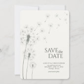Moss Green Wedding Save the Date Kaart (Voorkant)