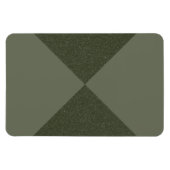 Moss Green X-Pattern Custom Magnet – Magneet (Horizontaal)