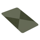 Moss Green X-Pattern Custom Magnet – Magneet (Rechterzijde)