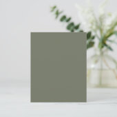 Moss Groen Maatwerk Papierblad (Staand voorkant)