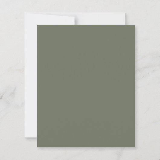 Moss Groen Maatwerk Papierblad (Voorkant)
