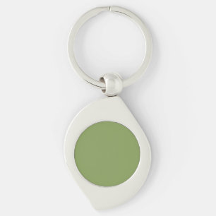 Moss Groene Kleur past dit aan Sleutelhanger