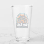 Moss Lake North Carolina Rainbow Glas (Achterkant)