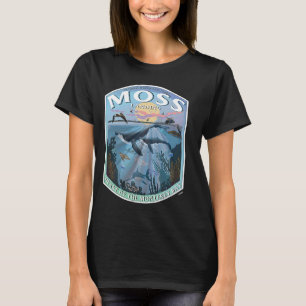 Moss Landing California Monterey Heart van de baai T-shirt