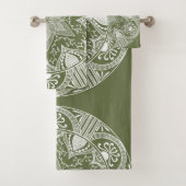 Moss Mandala Bad Handdoek (Insitu)