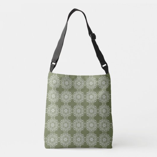 Moss Mandala Crossbody Tas (Achterkant)