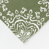 Moss Mandala Fleece Deken (Hoek)
