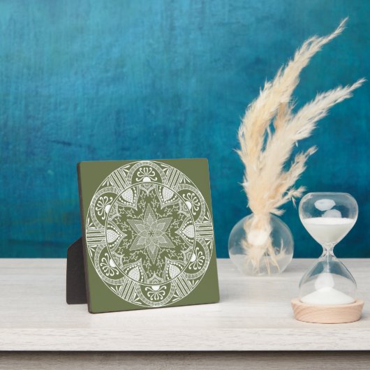 Moss Mandala Fotoplaat (Insitu)