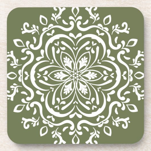 Moss Mandala Onderzetter (Voorkant)