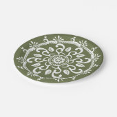 Moss Mandala Papieren Bordje (Gekanteld)