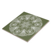 Moss Mandala Tegeltje (Zijkant)