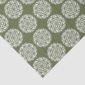 Moss Mandala Tissuepapier (Detail)