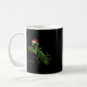 Moss Mantis Christmas Light Santa Hat Animal Insec Koffiemok (Links)