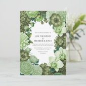 Moss Meadow, Eucalyptus Grey & Willow Green Kaart (Staand voorkant)