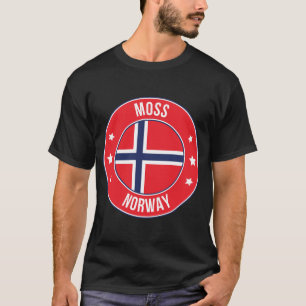 Moss, Noorwegen Stad T-shirt