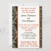 Moss Oak Wedding Invitation Kaart (Voorkant)