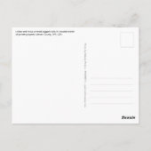 Moss on Rocks Boulders in Mercer County WV Briefkaart (Achterkant)