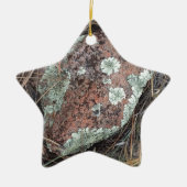 Moss rock lichen keramisch ornament (Voorkant)