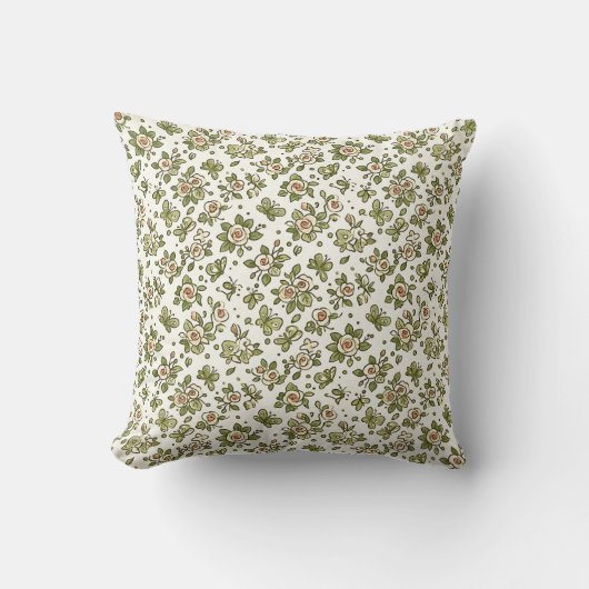 Moss Rose Kawaii Cuties Worpillow Kussen (Voorkant)