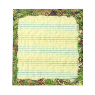 Moss Rust Aged Grunge Old Camouflage Textuur Notitieblok