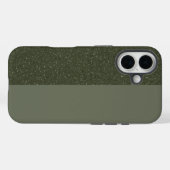 Moss Split iPhone 16 Hoesje – Matte & Speckled (Achterkant (horizontaal))