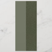 Moss Split Paneel Plat Programma – Aanpasbaar Programmakaart (Voorkant)