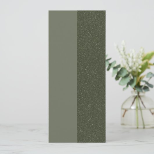 Moss Split Paneel Plat Programma – Aanpasbaar Programmakaart (Staand voorkant)