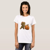 Moss Sprite Pompoen Herfst T-Shirt (Voorkant volledig)