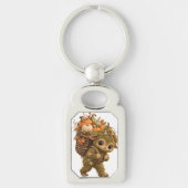 Moss Sprite Pompoen Sleutelhanger (Voorkant)