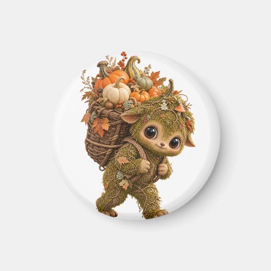 Moss Sprite Pompoen Sleutelhanger Magneet (Voorkant)