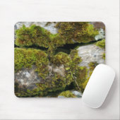 Moss stone wall Mousepad Muismat (Met muis)